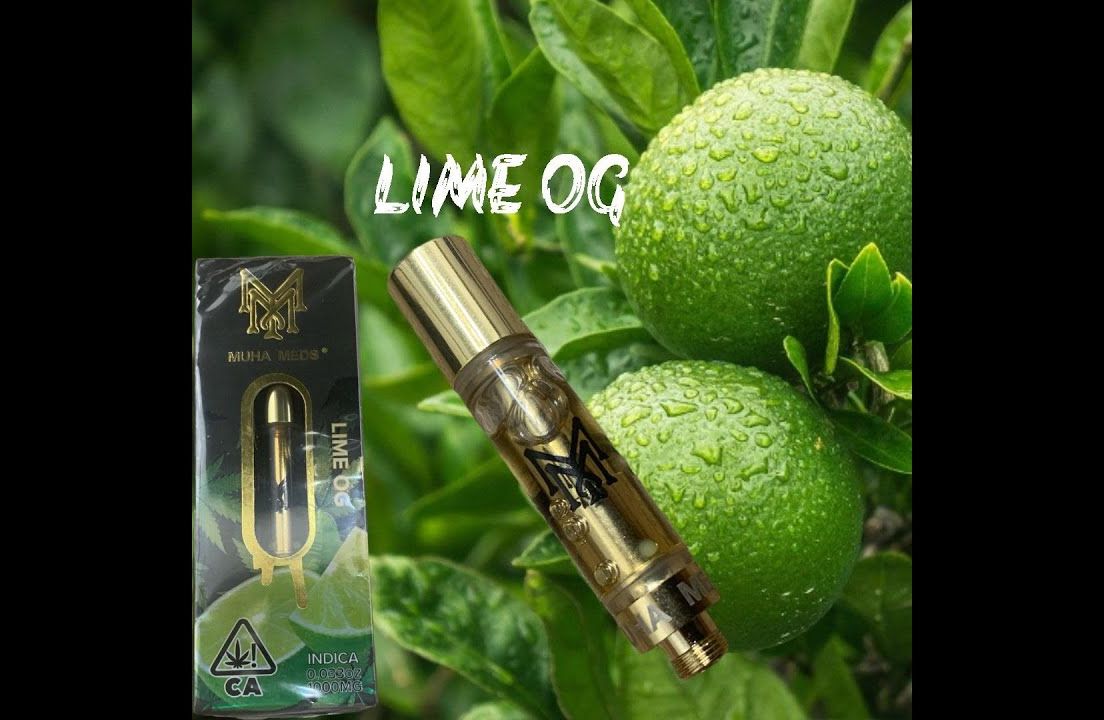 Lime OG, 1g, Cartridge, 89.81% - Muha Meds