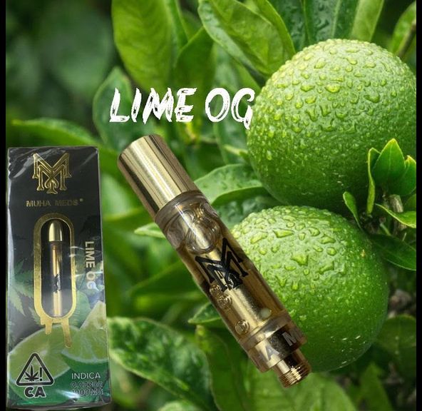Lime OG, 1g, Cartridge, 89.81% - Muha Meds