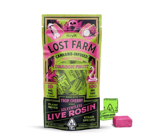 Lost Farms - Dragon Fruit Trop Cherry - Chews - 100mg