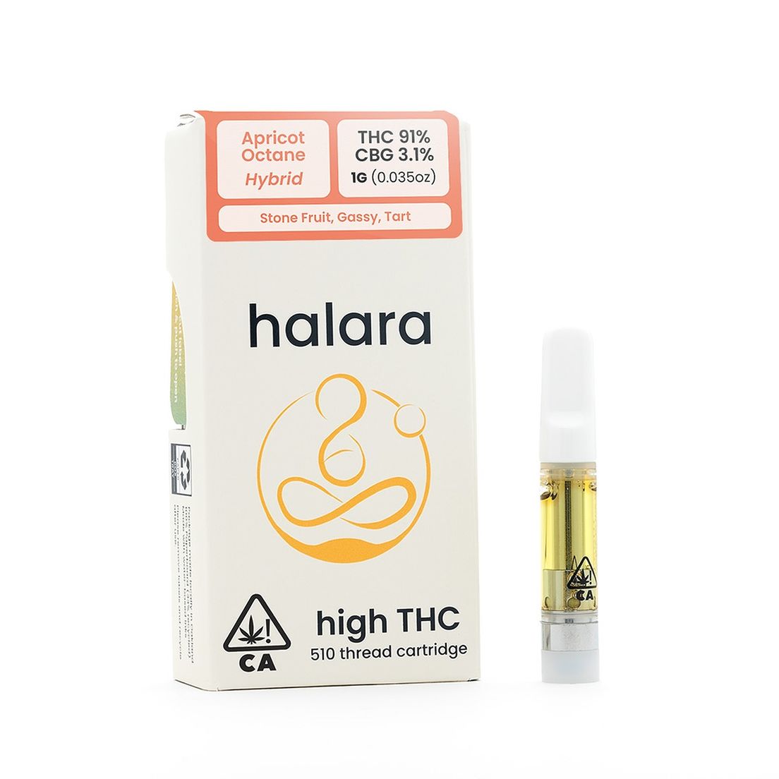 Halara- APRICOT OCTANE 1G CARTRIDGE