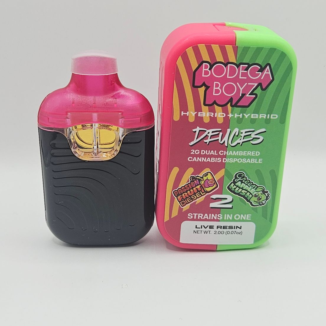 Bodega Boyz - Disposable - Passion Fruit Diesel x Green Apple Kush - 2G