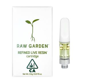 Raw Garden Vape Cartridge Banana Cream OG Cartridge 0.33g