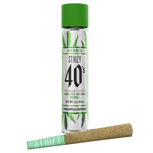 PINEAPPLE EXPRESS - 1G INFUSED PREROLL by STIIIZY THC 40.80%