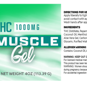 1000mg Muscle Gel