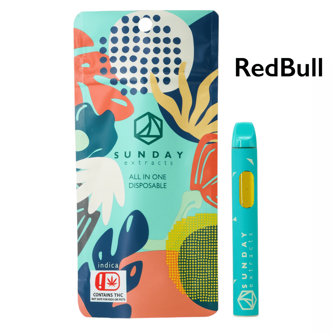 SUNDAY EXTRACTS REDBULL DISPOSABLE 2G