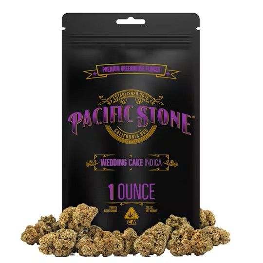 Pacific Stone Flower 28.0g Pouch Indica Wedding Cake