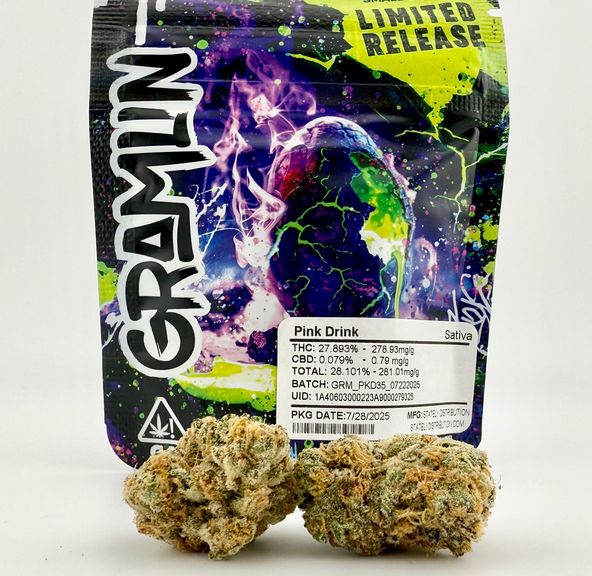 PRE-ORDER ONLY 1/8 Pink Drink - Gramlin