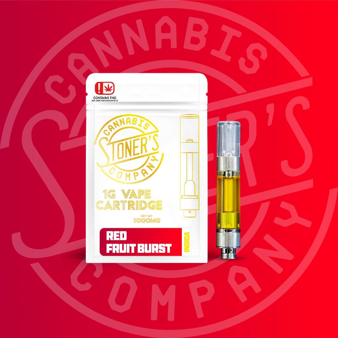 Stoner's Extracts - Cart - Red Fruit Burst - 1g