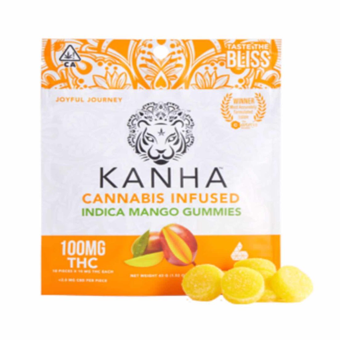 KANHA GUMMIES - Indica Mango 100mg