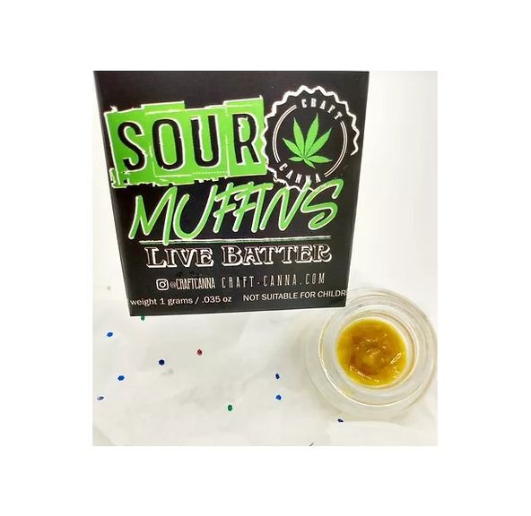 CRAFTCANNA SOUR MUFFINS LIVE BATTER