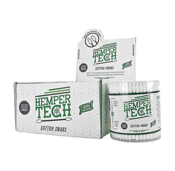 HBC Hemper Tech Cotton Buds - 6ct Display