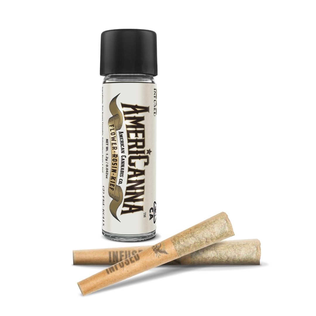 AmeriCanna Infused Pre-Roll 2pk Cookies Gas 1.2g