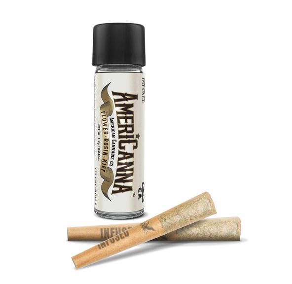 AmeriCanna Infused Pre-Roll 2pk Cookies Gas 1.2g