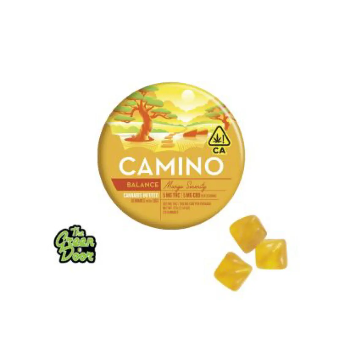 KIVA CAMINO - Mango Serenity CBD 1:1 - Gummies - 100MG