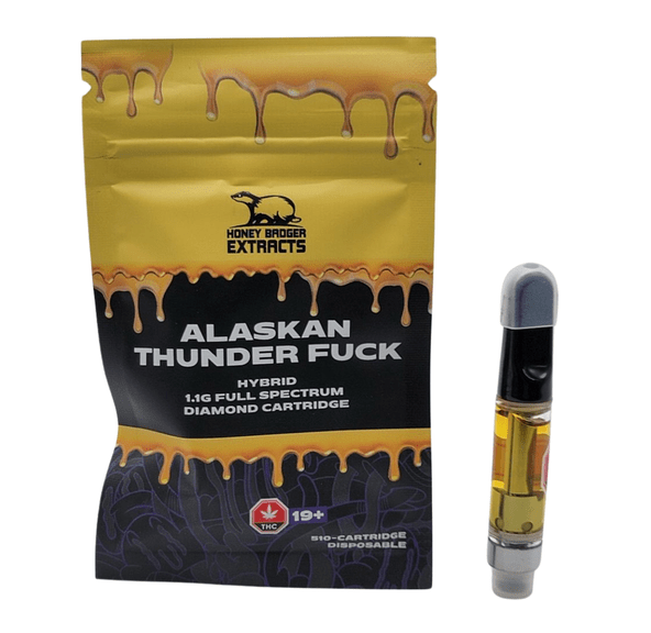 Alaskan Thunder Fuck 1G Liquid Diamond Cartridge by Honey Badger