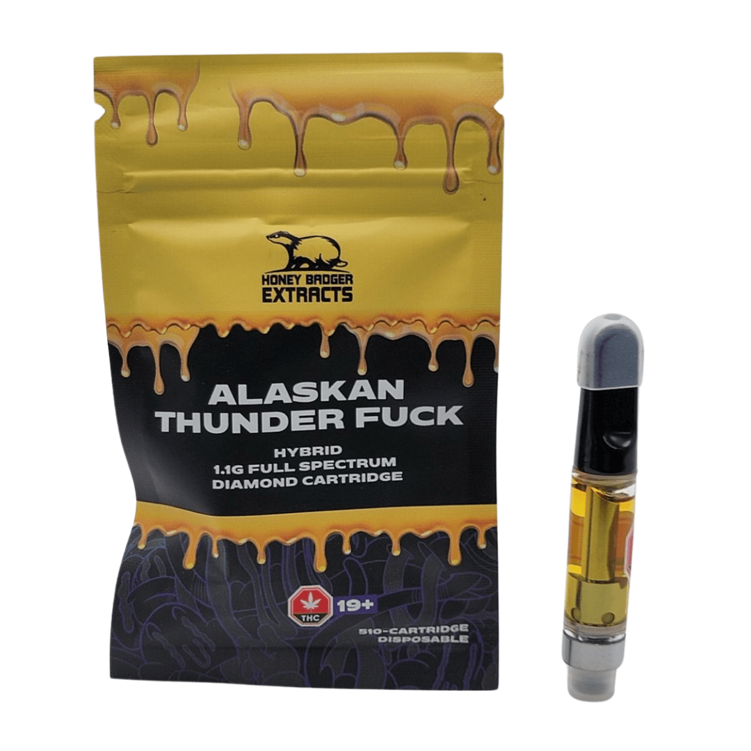 Alaskan Thunder Fuck 1G Liquid Diamond Cartridge by Honey Badger