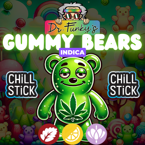 Dr. Funky's Chill Stick Gummy Bears 0.6g [Indica]