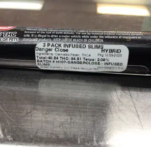 3 PACK INFUSED SLIMS - Danger Close - 1.5g