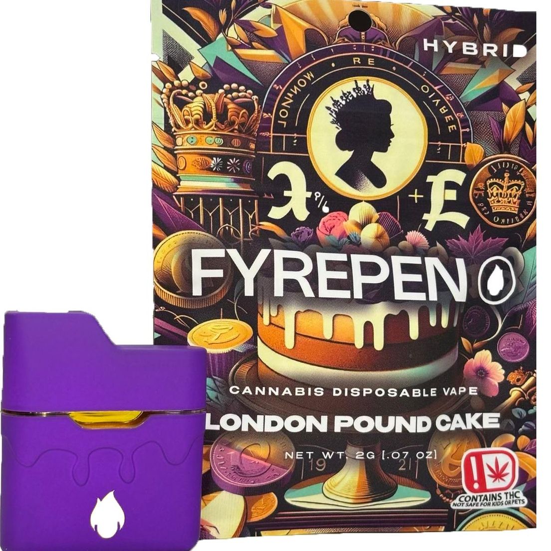 FyrePen 2g Disposable - London Pound Cake