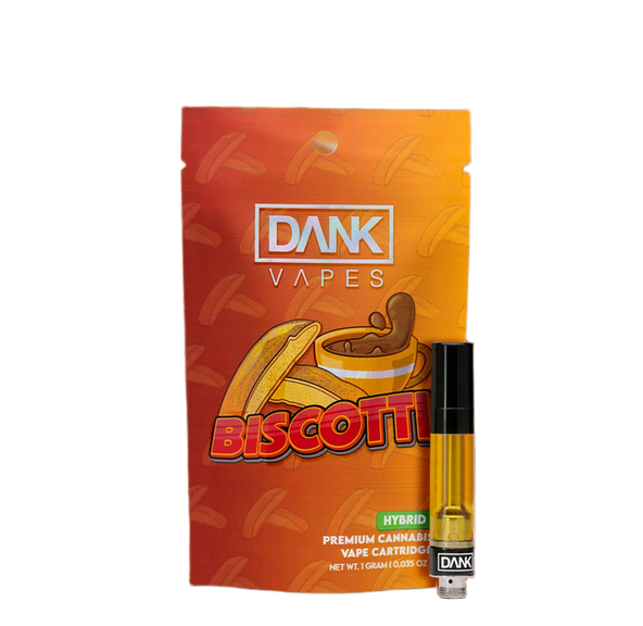 Dank | Vape Cart | 1g | Distillate | Biscotti
