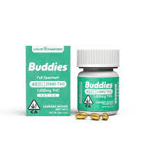 Buddies LD 25mg Indica Capsule 40pc