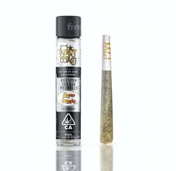 | Left Coast - Grease Monkey 1g - Premium Indoor Pre-Roll