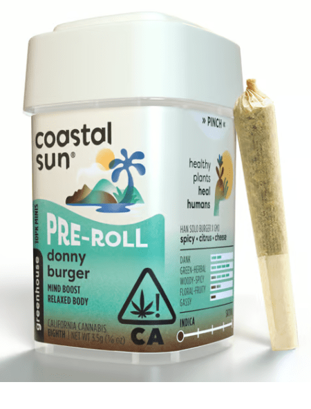 Coastal Sun - Donny Burger - 10 Pack Prerolls - 3.5 Grams