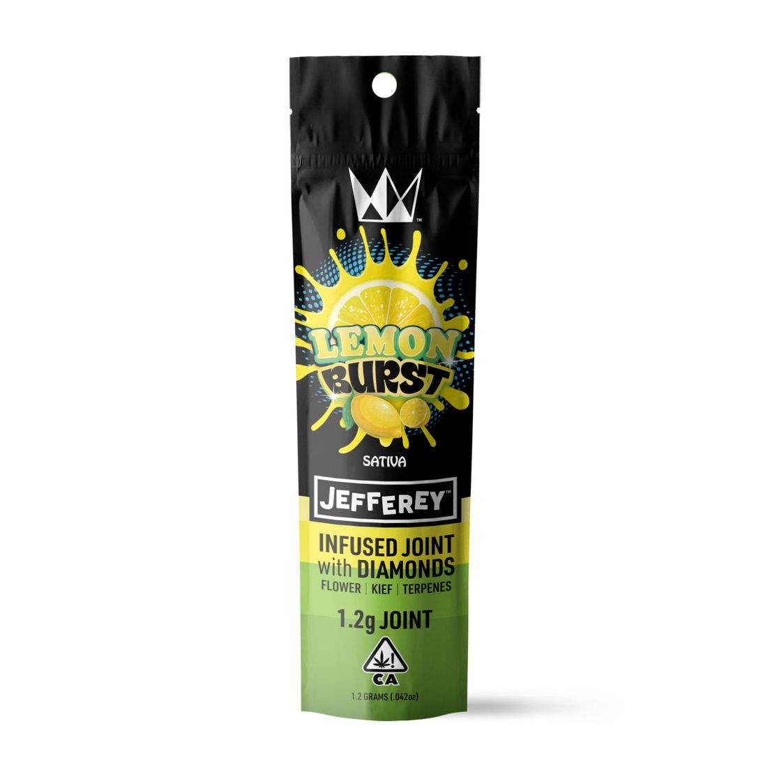 West Coast Cure - Lemon Burst Diamond Infused Preroll (1.2g)