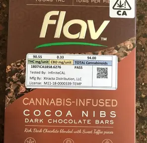 Cocoa Nibs Dark Bars