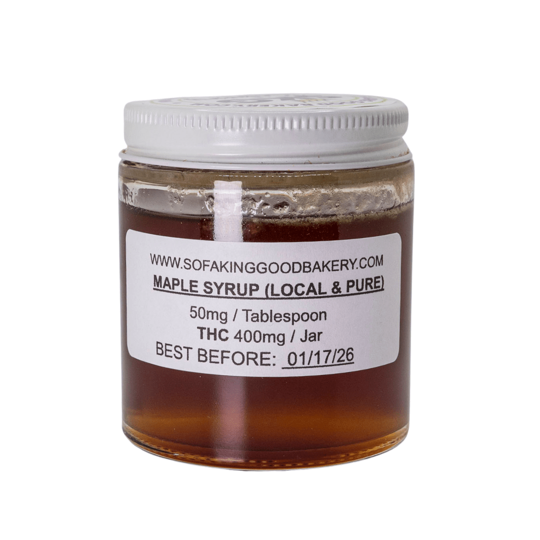 400mg Infused Pure Maple Syrup by Sofa King Bakery