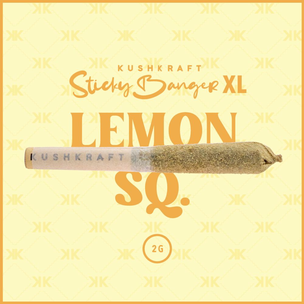 1 x 2G XL Infused Sticky Banger Hybrid Lemon Squeeze by KushKraft