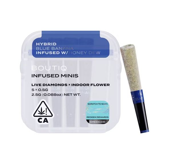 boutiq Blue Banana - Infused Mini PR 5pk