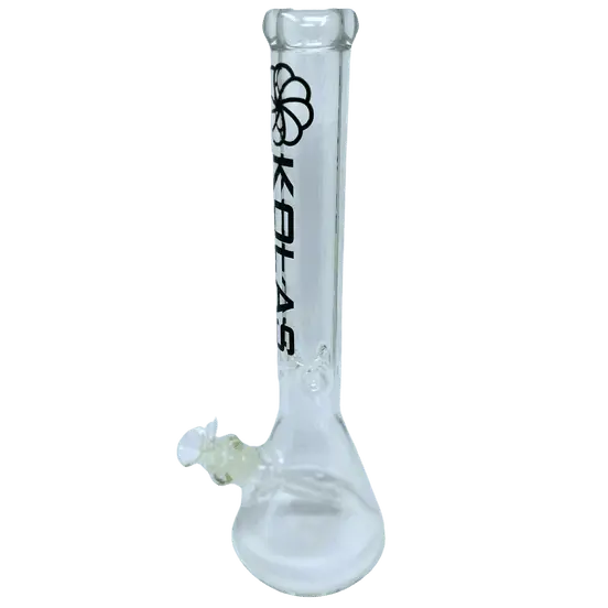 12" Kolas Bong - Branded Clear