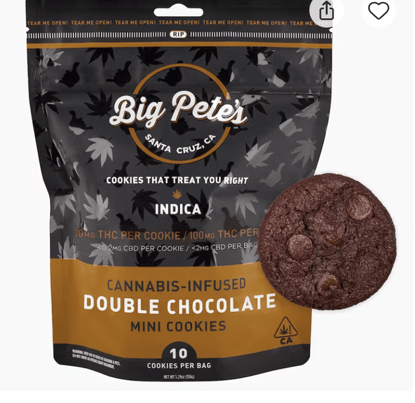 BIG PETES- DOUBLE CHOCOLATE 10PK 100MG (INDICA)