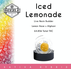 Beezle Extracts - Live Resin Budder - Iced Lemonade - 1 g