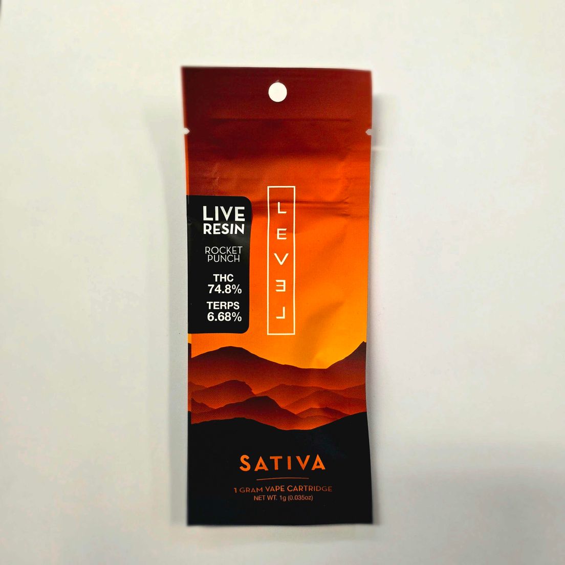 Level - 1g 510 Live Resin - Rocket Punch