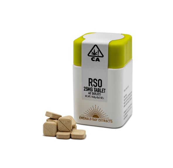 Emerald Bay | Tablets | 40 x 25mg | High CBD | Lifter