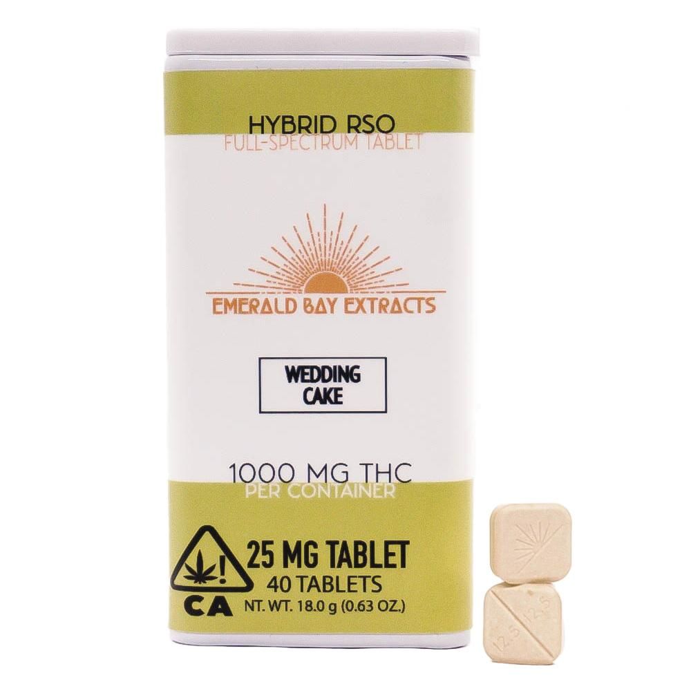 25mg Tablets-Hybrid-Wedding Cake-1000mg Package