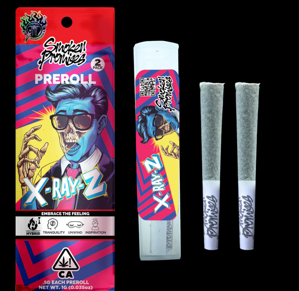 SMOKEN PROMISES PREROLL- 1G X-RAY Z (2CT)