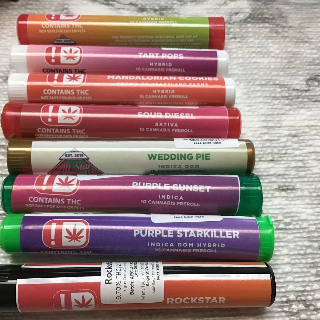 All star 1 g pre rolls