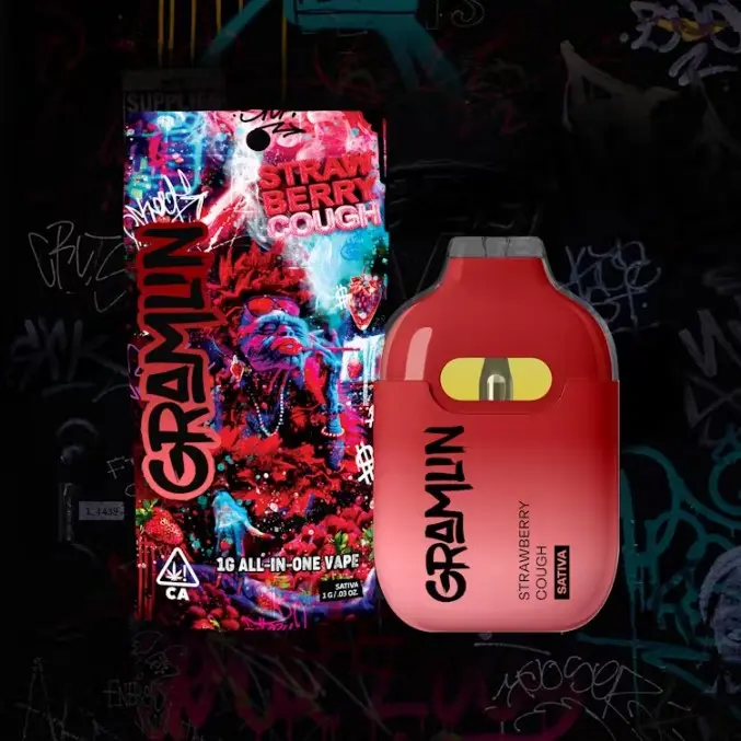 Gramlin - Strawberry Cough All-In-One Vape - 1 g