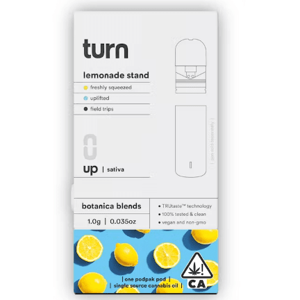 lemonade stand (sativa) / botanica blends / pod