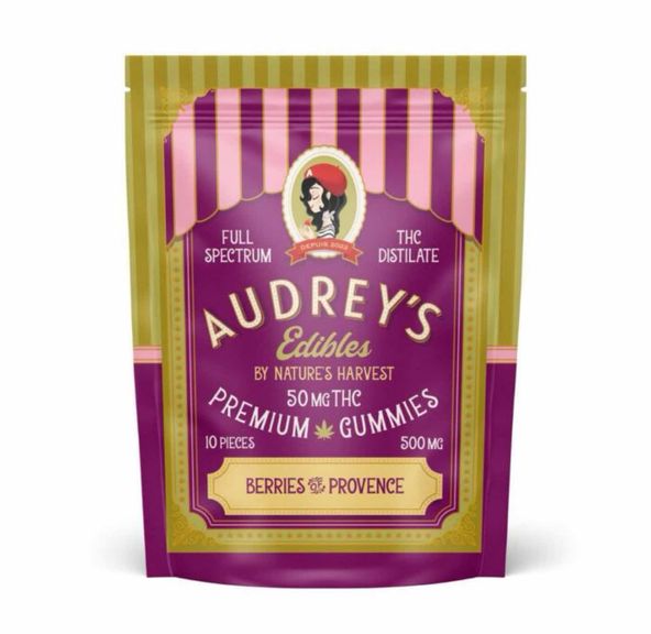 Audrey’s THC Gummies 500mg $15