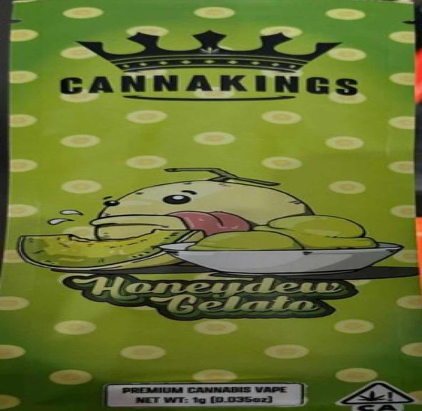 CannaKings - Honeydew Gelato 1g Disposable