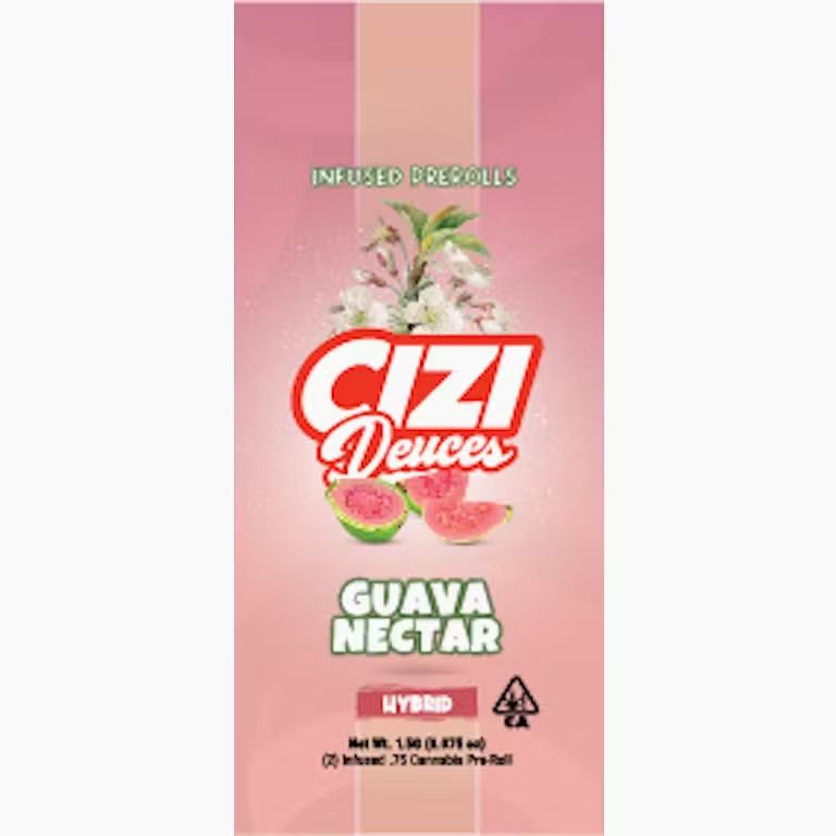Cizi - Guava Nectar - Deuces 2 Infused Pre-Rolls