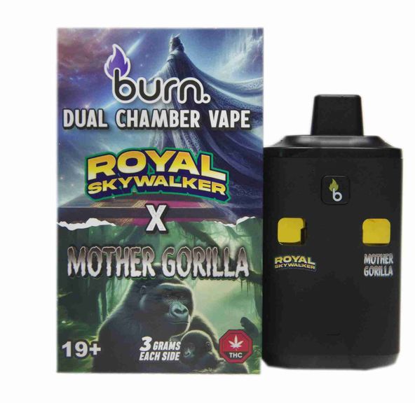 6 Gram Dual Chamber Burn Disposable – Royal Skywalker + Mother Gorilla (3+3 Gram)