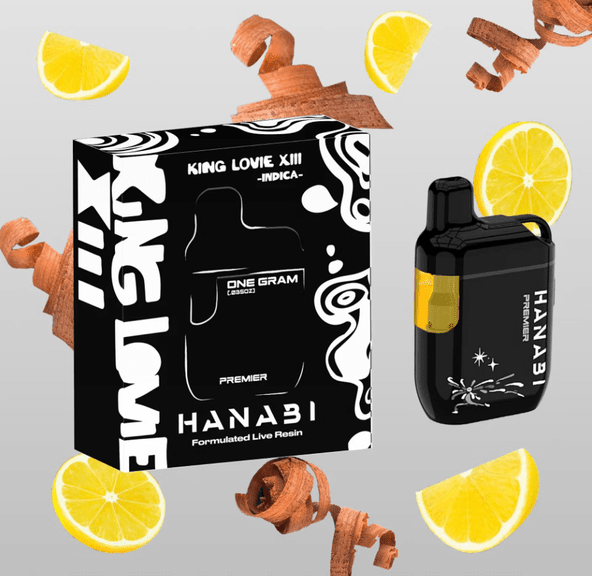 Hanabi Live Resin AIO Vape King Louis XIII 1g