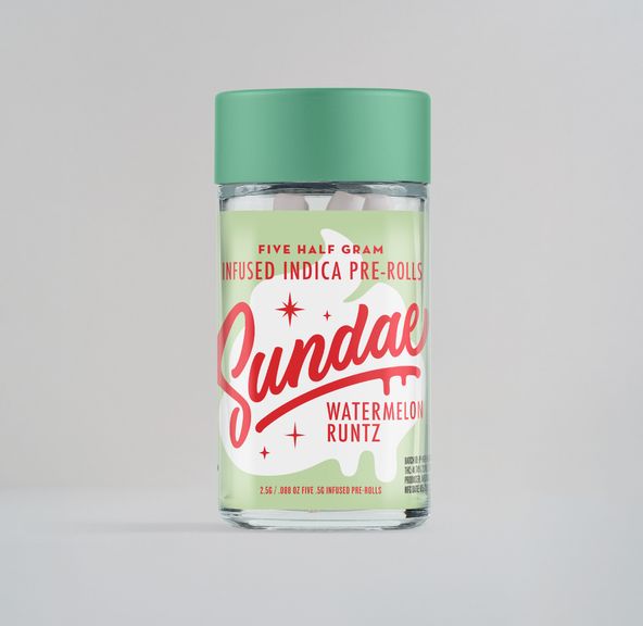 Sundae - Watermelon Runtz 5pk Infused Pre Rolls 2.5g