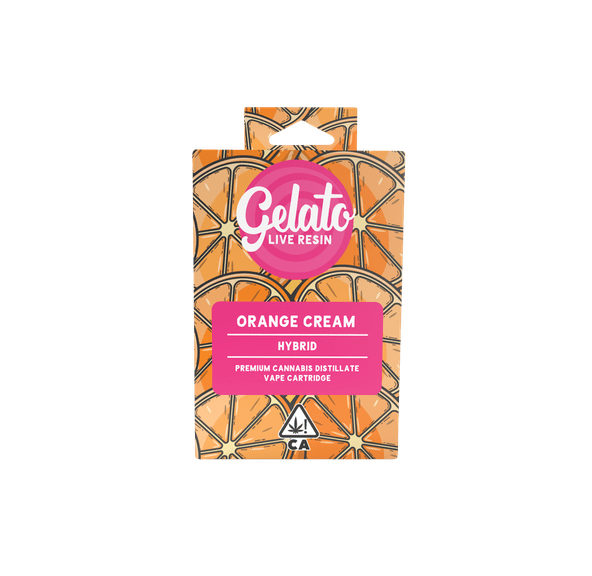 Gelato Live Resin Cartridge Orange Cream 1g